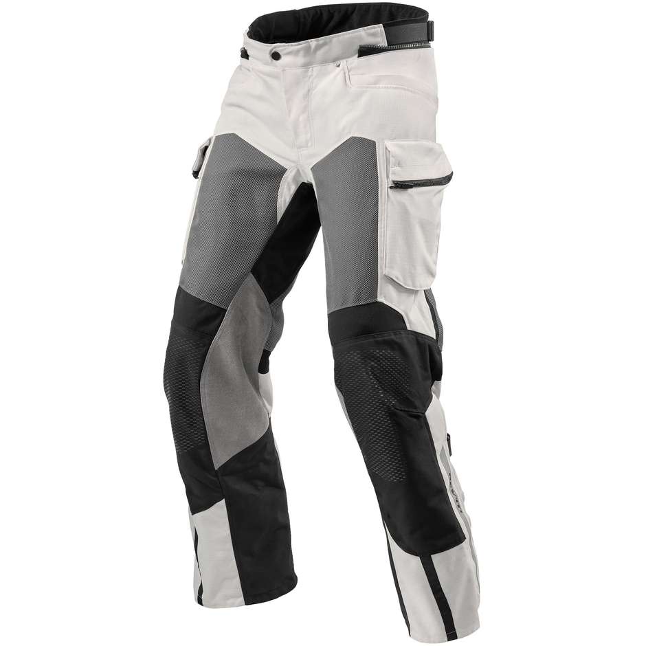 Rev'it CAYENNE 2 Summer Motorcycle Pants Elongated Silver