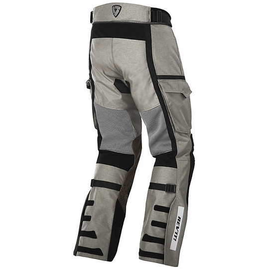Revit Cayenne Pro Motorcycle Pants Light Gray-Black Standard S 