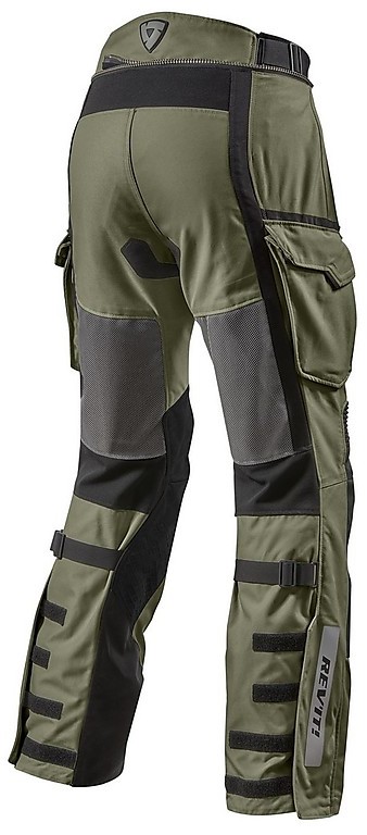 Rev'it CAYENNE PRO Motorcycle Pants In Perforated Fabric Shortened For Sale Online - Outletmoto.eu