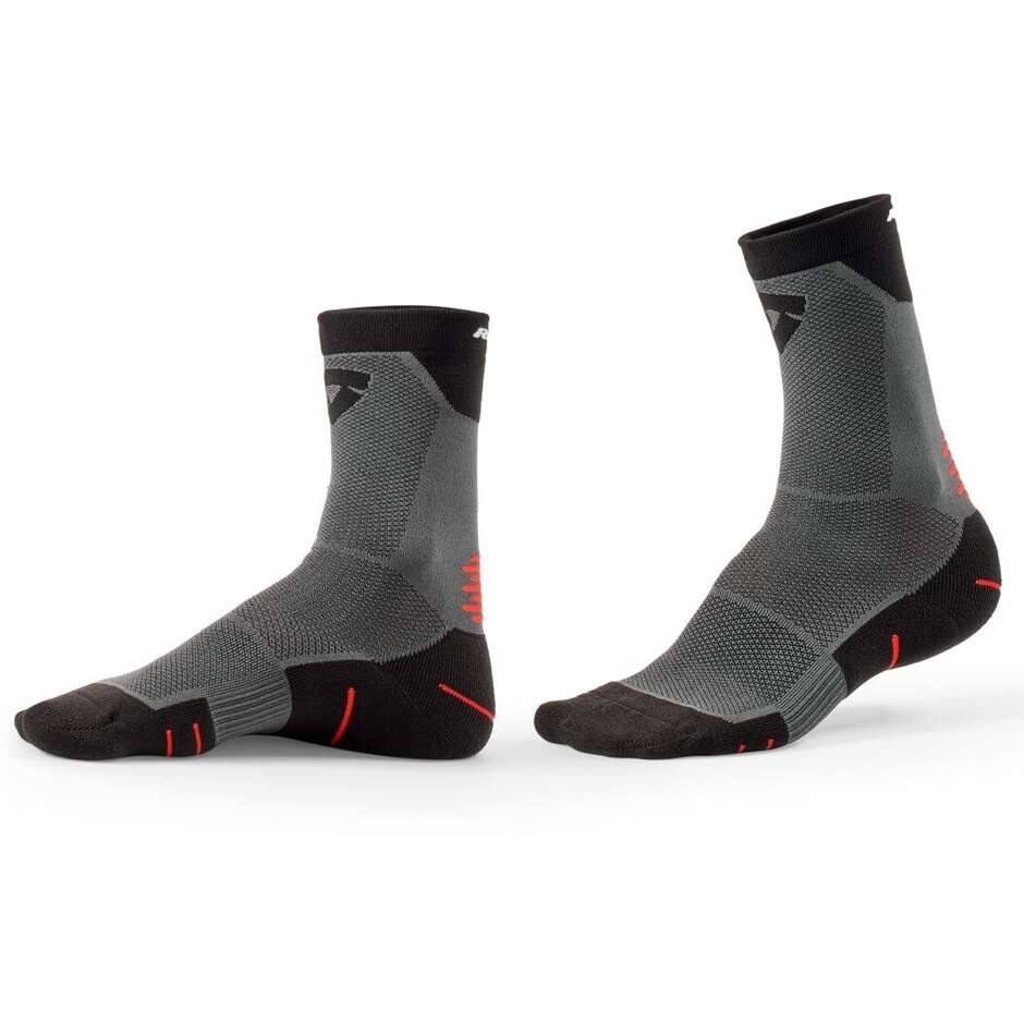 Rev'it Charger 2 Motorradsocken grau schwarz