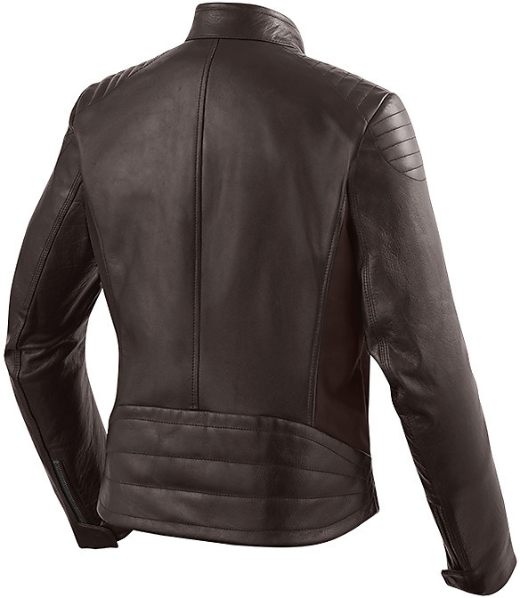 Rev'it CLARE Ladies Brown Leather Motorcycle Jacket Dark Brown For