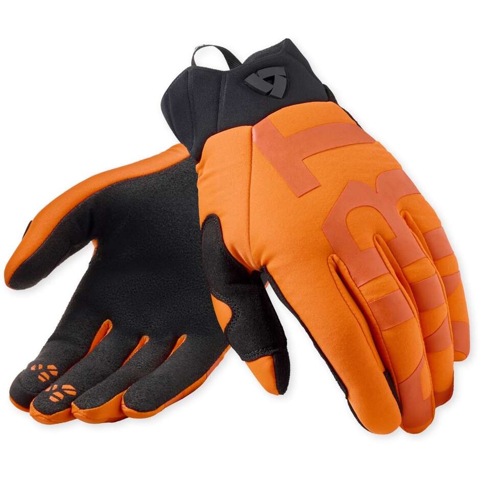Rev'it Coast Orange Motorcycle Gloves
