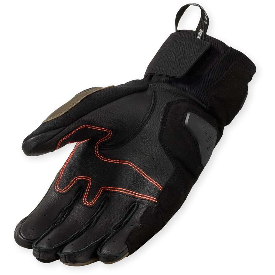 Rev'it Combustion Motorradhandschuhe Schwarz Braun