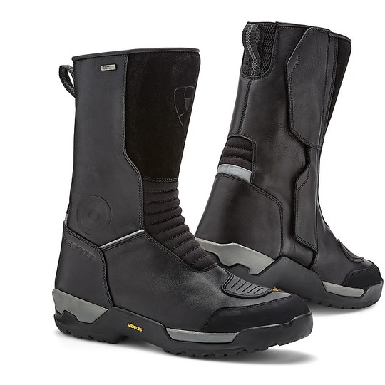 Rev'it Compass H20 Black Motorcycle Boots