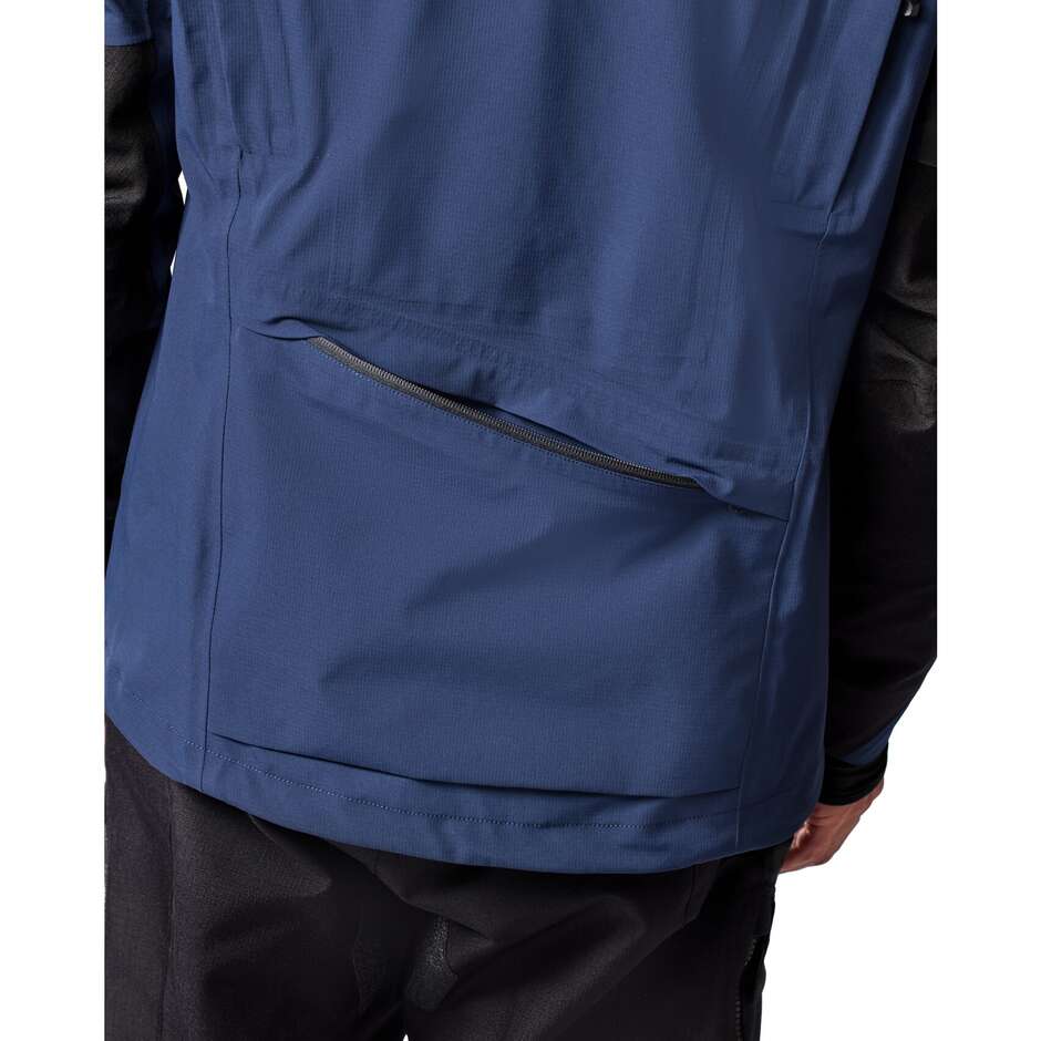 Rev'it Component 3 H2O Motorcycle Jacket Black Dark Blue
