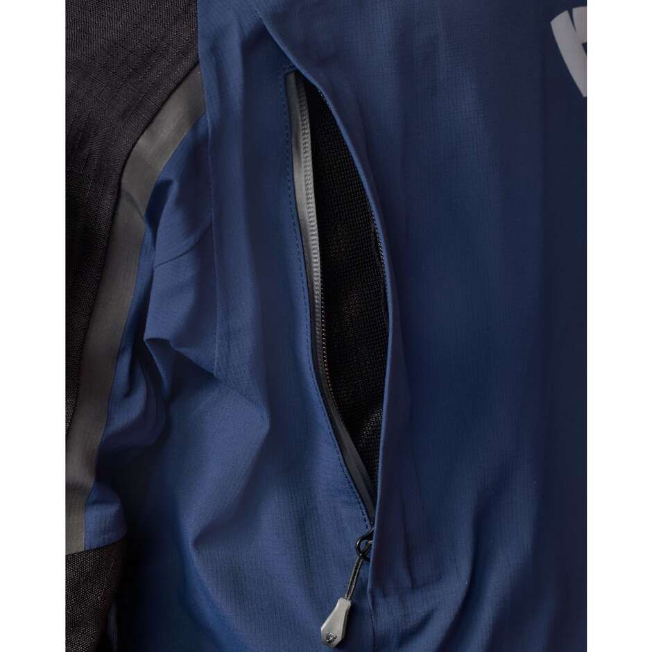 Rev'it Component 3 H2O Motorcycle Jacket Black Dark Blue