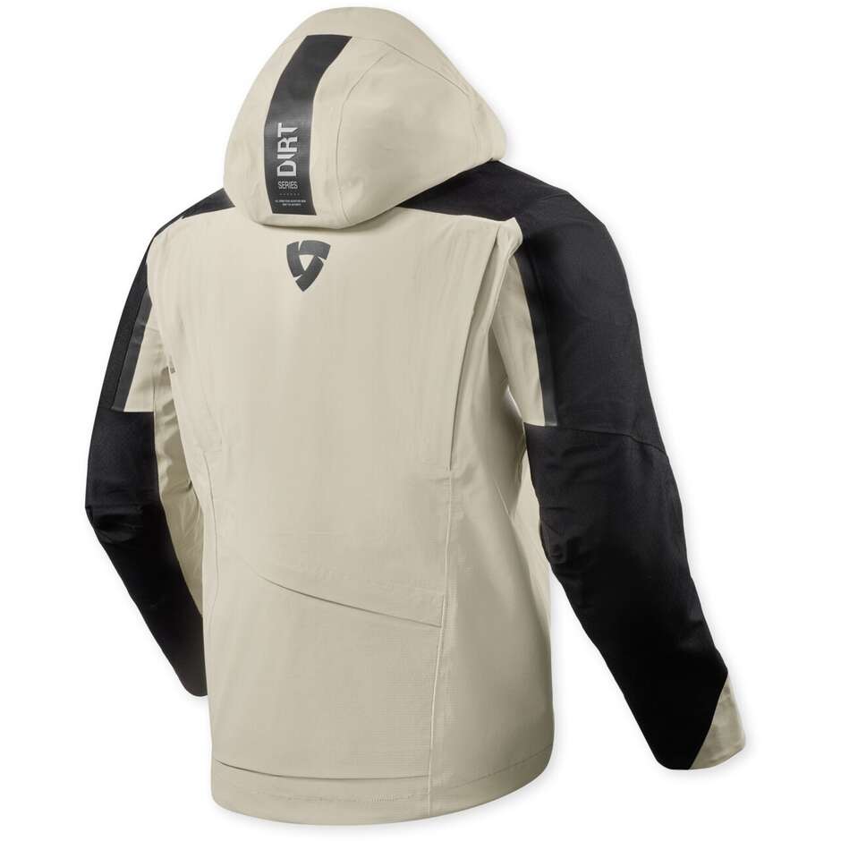 Rev'it Component 3 H2O Motorcycle Jacket Black Sand