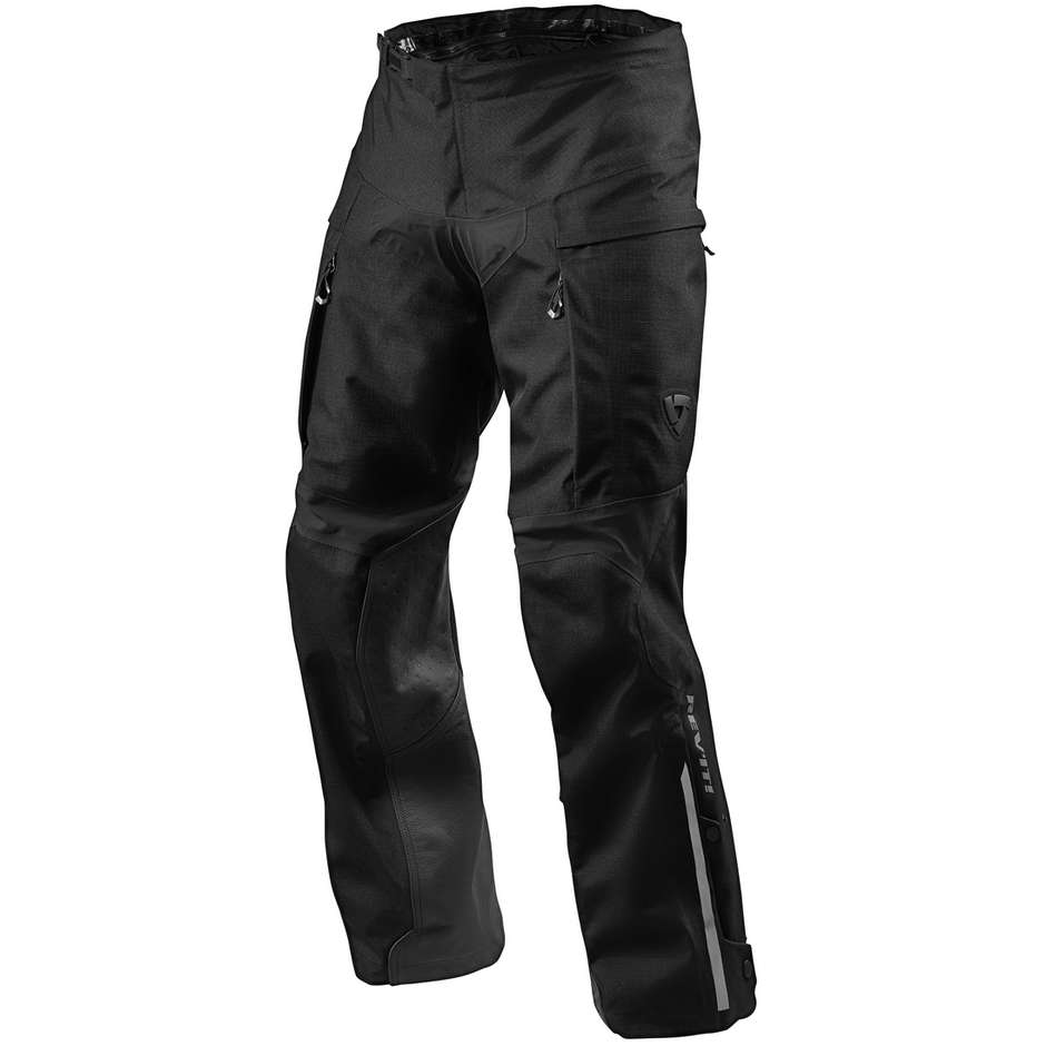 Rev'it COMPONENT H2O Motorcycle Pants Black SHORTENED