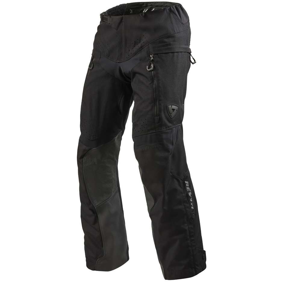 Rev'it CONTINENT Motorcycle Pants Black SHORTENED
