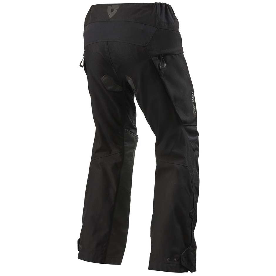 Rev'it CONTINENT Motorcycle Pants Black SHORTENED