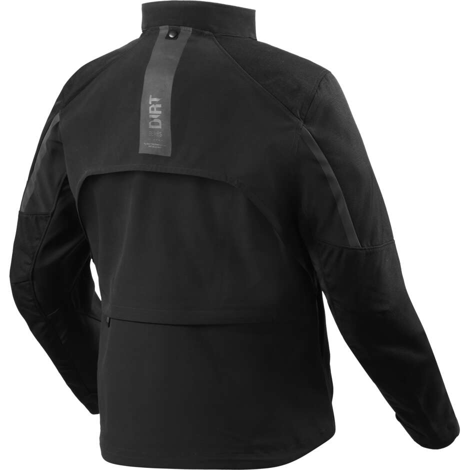 Rev'it CONTINENT Windproof Softshell Motorcycle Jacket Black