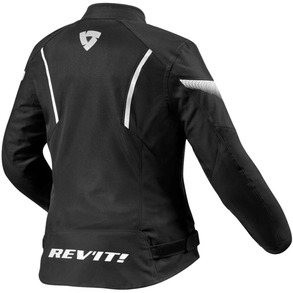 Rev'it CONTROL AIR H2O LADIES Damen Motorradjacke Schwarz Weiß