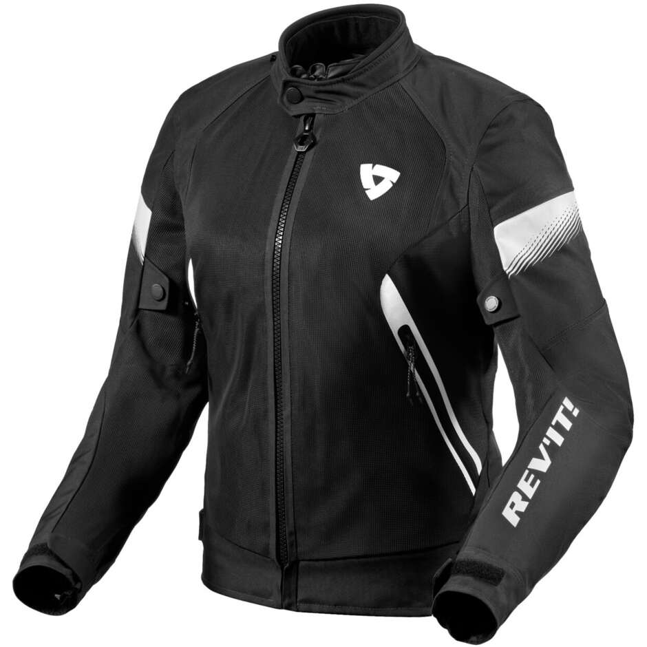 Rev'it CONTROL AIR H2O LADIES Women's Motorcycle Jacket Black White