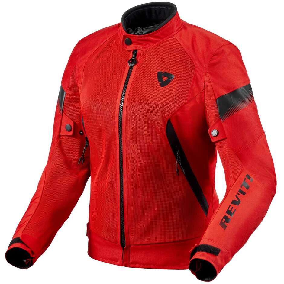 Rev'it CONTROL AIR H2O LADIES Women's Motorcycle Jacket Red Black