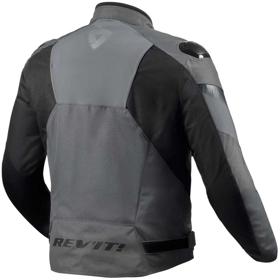 Rev'it CONTROL H2O Fabric Motorcycle Jacket Grey Black