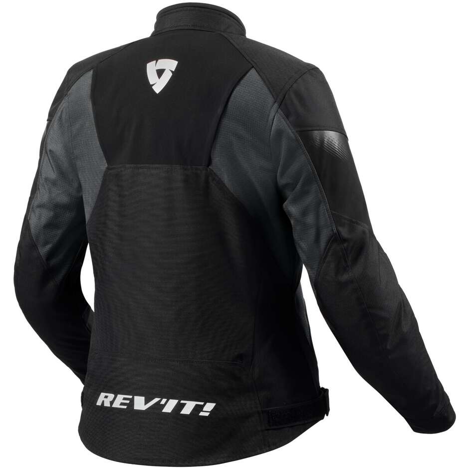Rev'it CONTROL H2O LADIES Damen Motorradjacke Anthrazit Schwarz