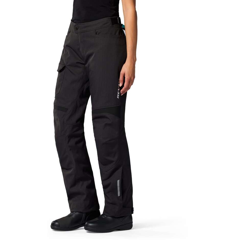 Rev'it Convergent H2O Ladies Motorcycle Pants Black Standard