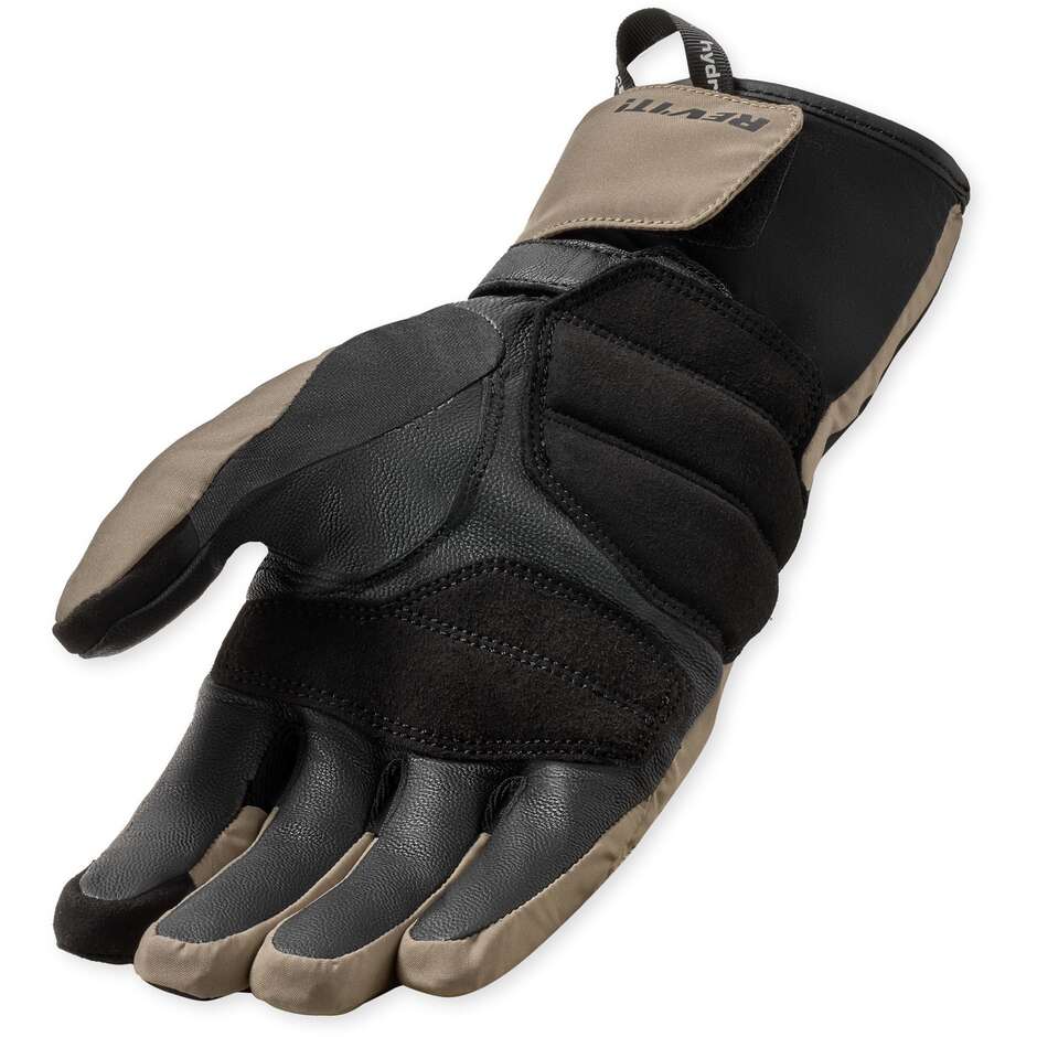Rev'it Convergent H2O Motorradhandschuhe Sand Schwarz
