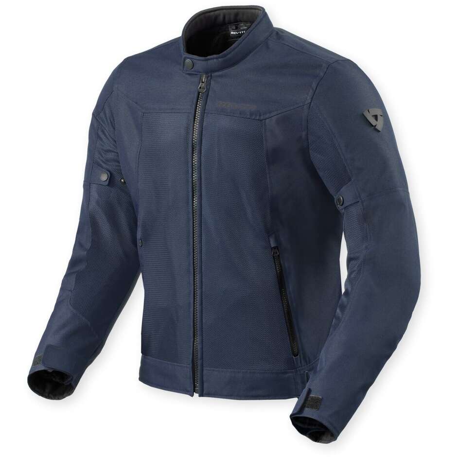 Rev'it ECLIPSE 2 Blaue perforierte Sommer-Motorradjacke