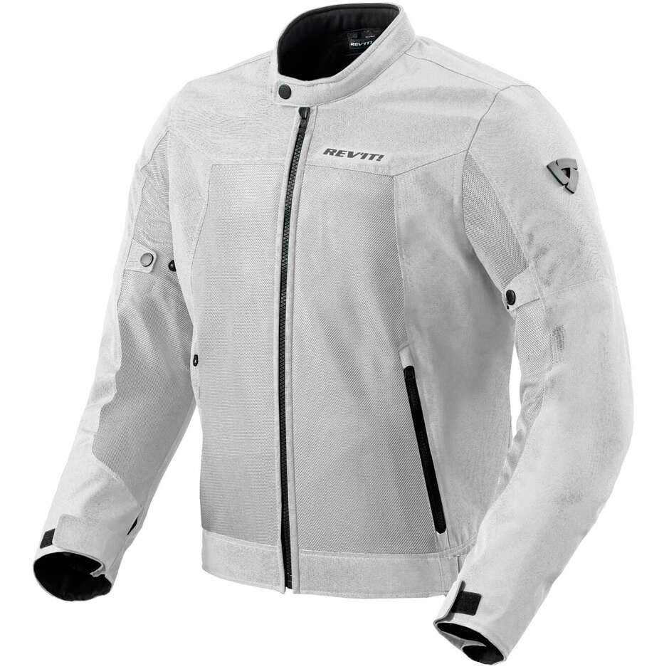 Rev'it ECLIPSE 2 Perforated Summer Motorcycle Jacket Silver