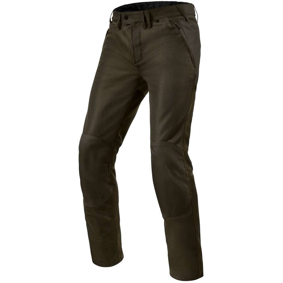 Rev'it ECLIPSE 2 Summer Motorcycle Pants Black Olive - STRETCHED