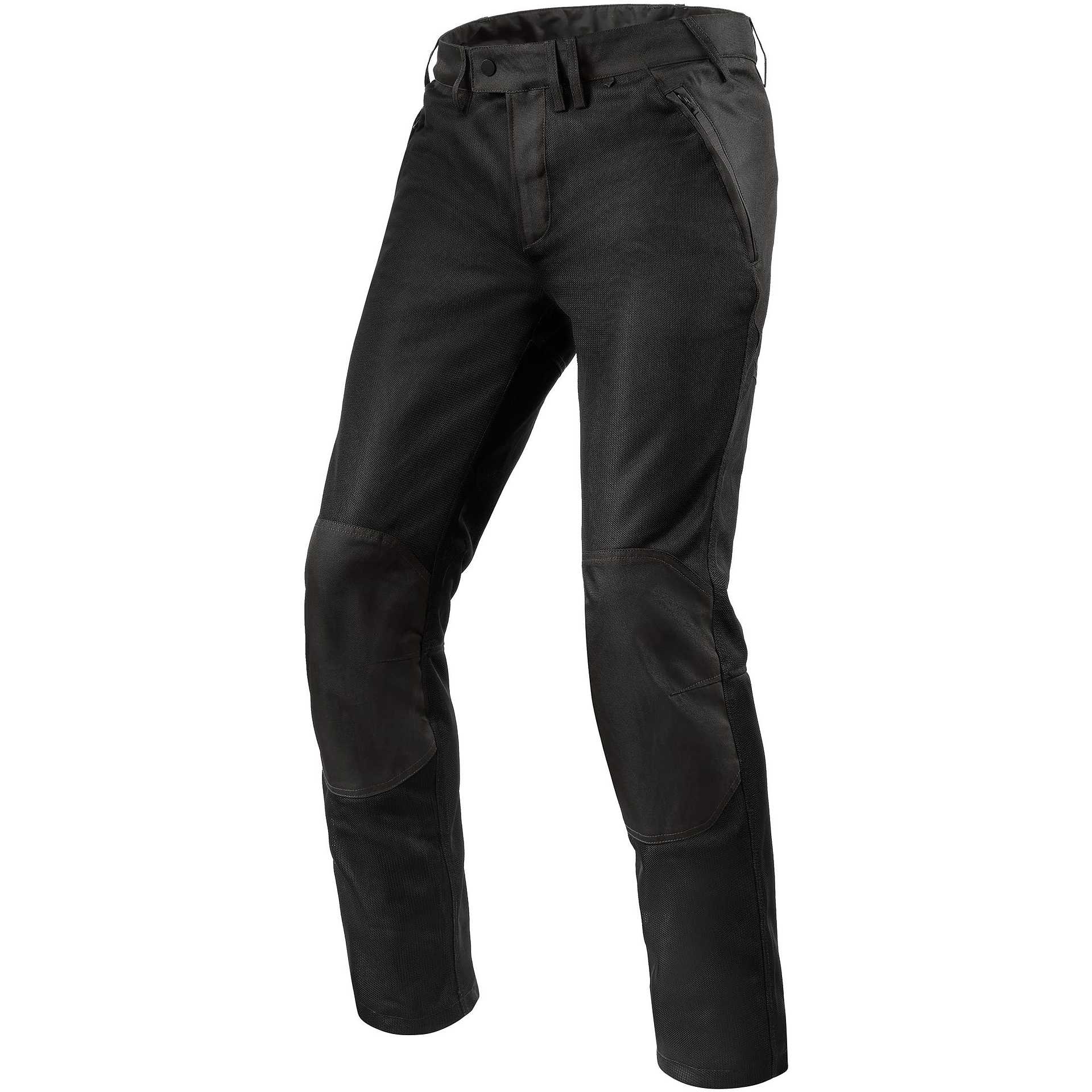 Rev'it ECLIPSE Black Stretched Summer Motorcycle Pants For Sale