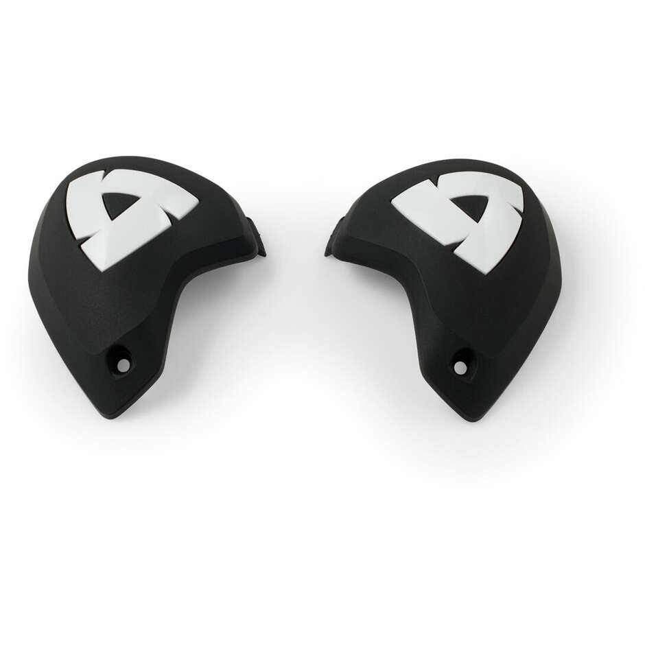Rev'it Elbow Slider Set 2 High Black White Elbow Protection Kit
