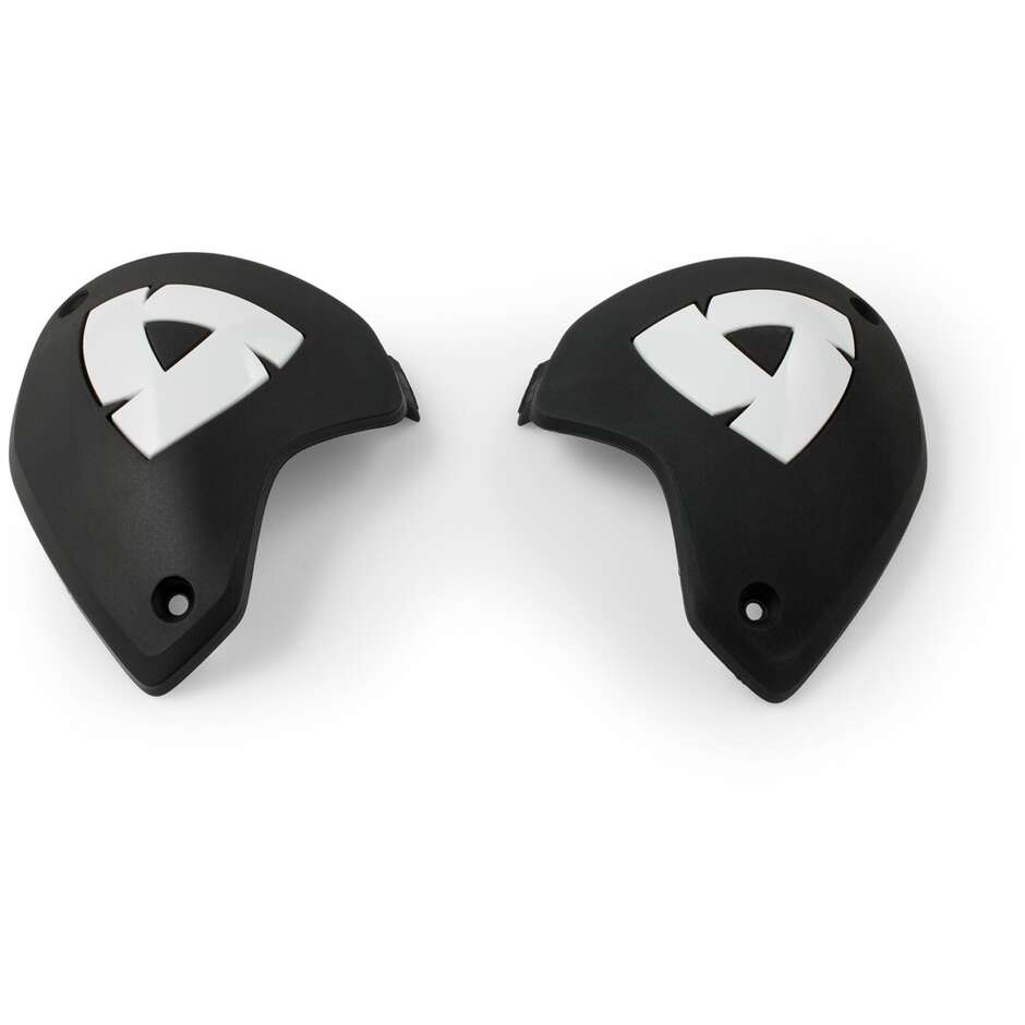 Rev'it Elbow Slider Set 2 Low Black White Elbow Protection Kit
