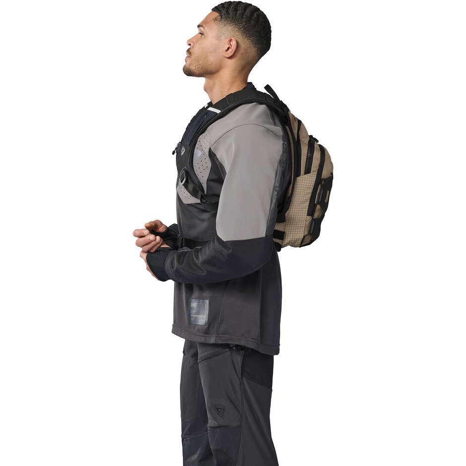 REV'IT Eolian Motorcycle Backpack Sand Black