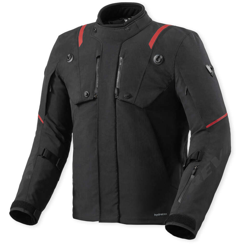 REV'IT Fractal H2O Motorcycle Jacket Black