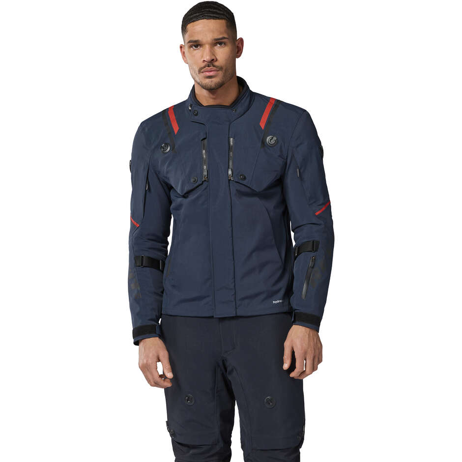 REV'IT Fractal H2O Motorcycle Jacket Dark Blue
