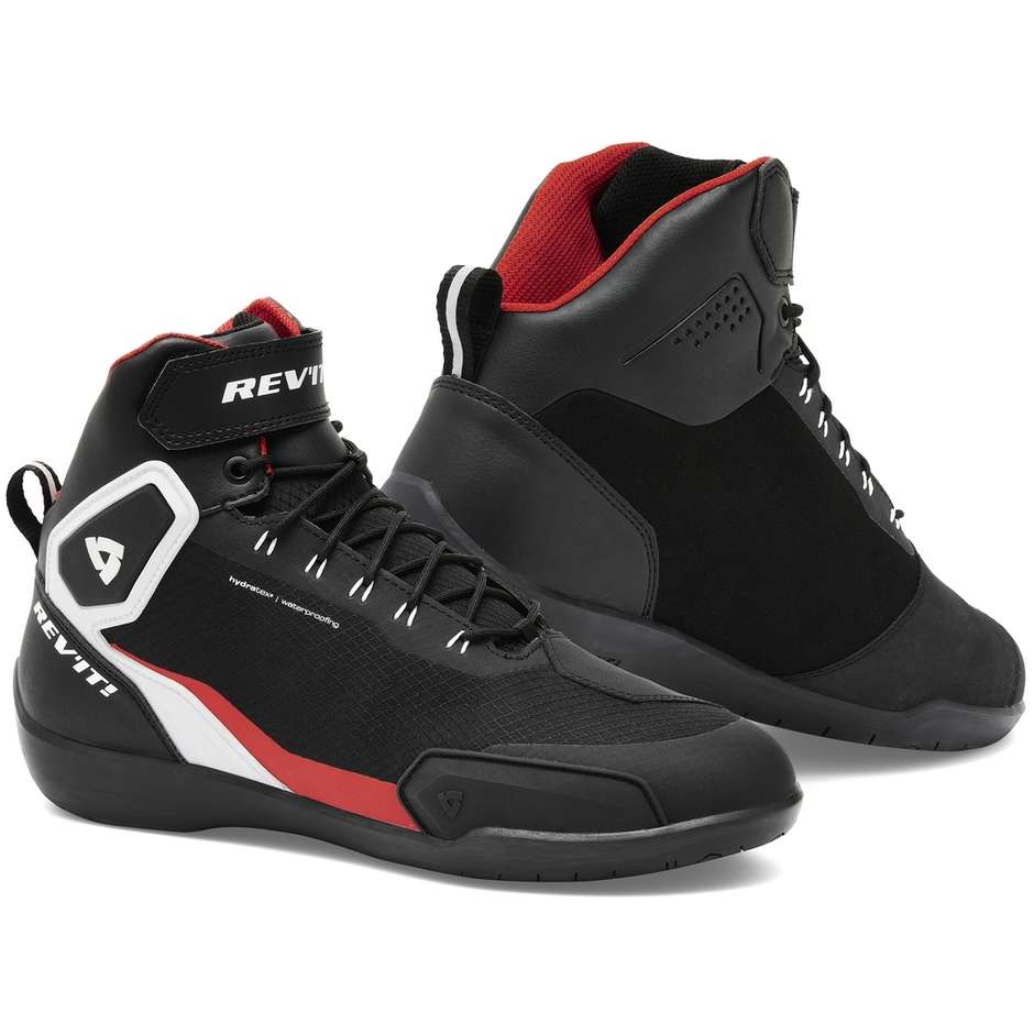 Rev'it G-FORCE H2O Sport Motorcycle Shoes Black Neon Red