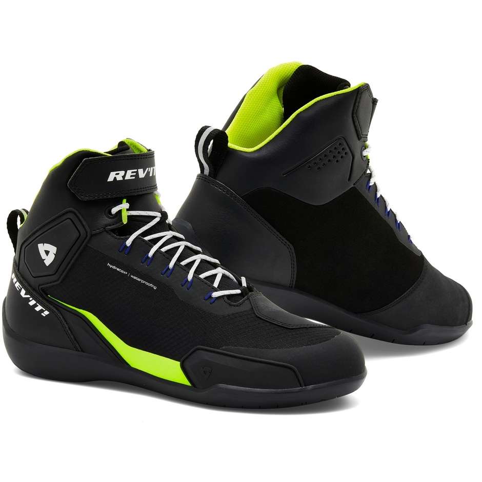 Rev'it G-FORCE H2O Sport Motorcycle Shoes Black Neon Yellow