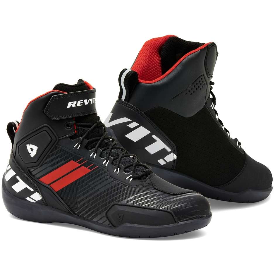 Rev'it G-FORCE Sport Motorcycle Shoes Black Neon Red
