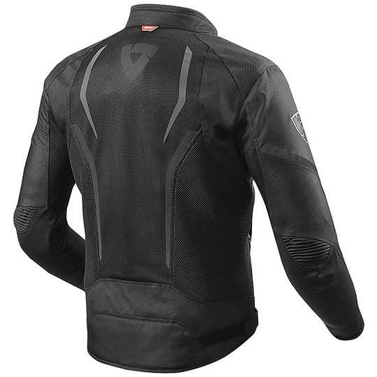 Rev'it GT-R AIR 2 Fabric Motorcycle Jacket Black