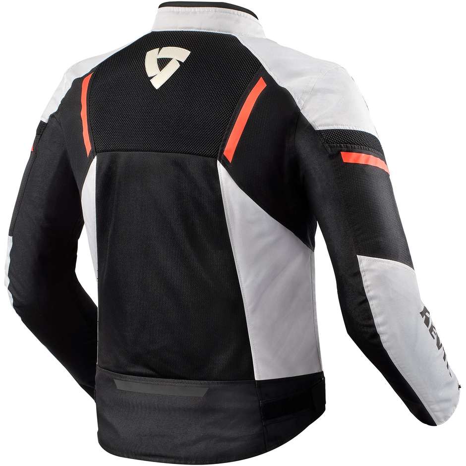 Rev'it GT-R Air 3 Summer Motorcycle Jacket White Neon Red