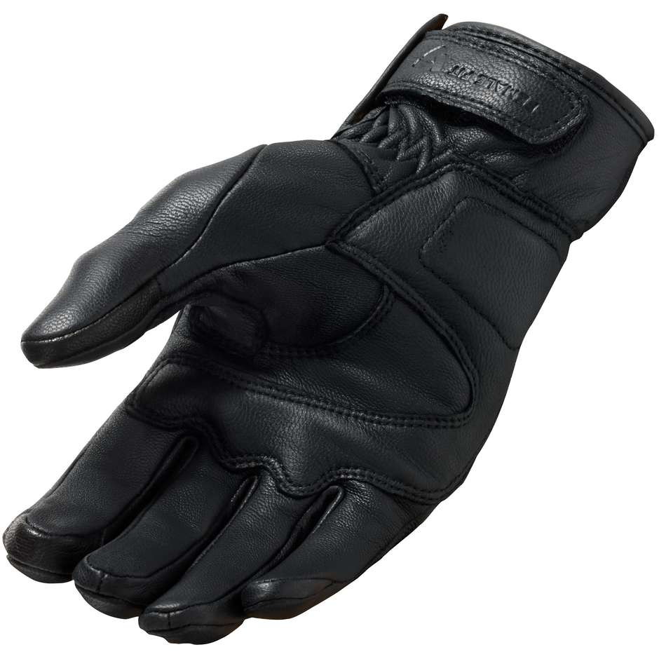 Rev'it HAWK Ladies Black Leather Motorcycle Gloves