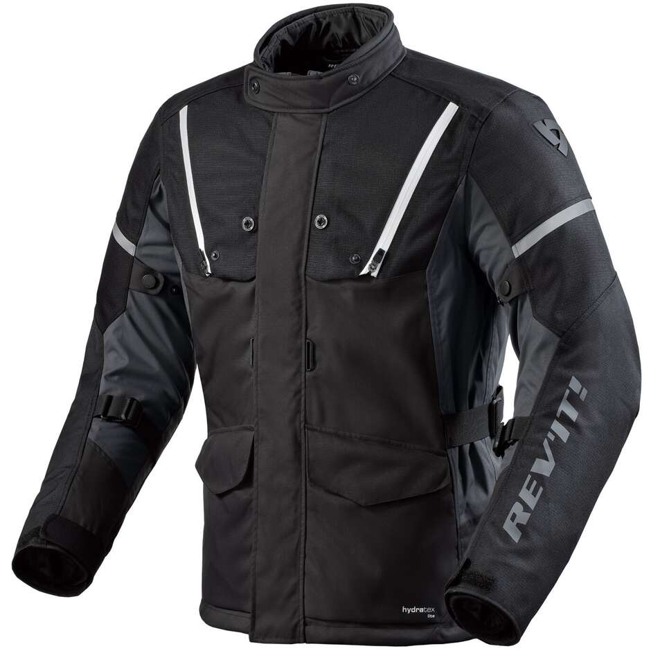Rev'it Horizon 3 H2O Motorcycle Jacket Black White