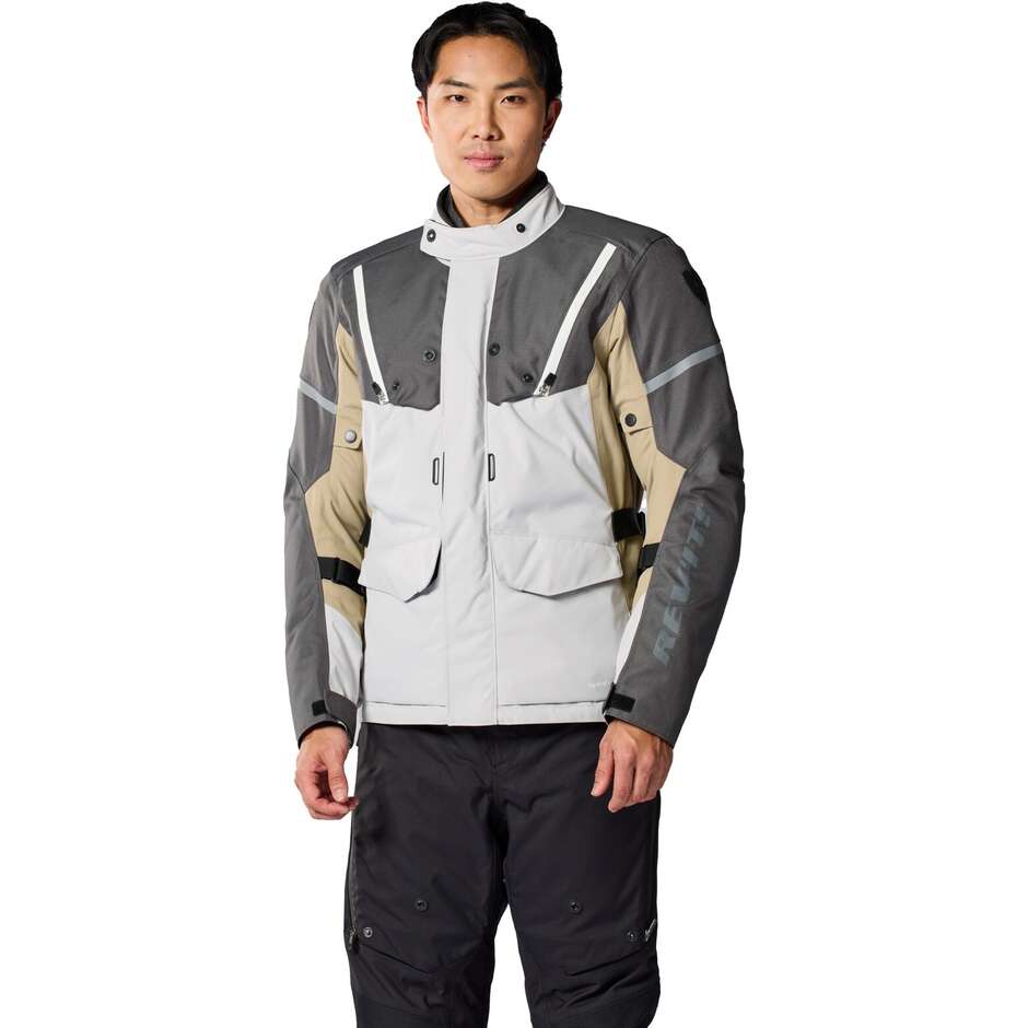 Rev'it Horizon 3 H2O Motorradjacke, Sandgrau