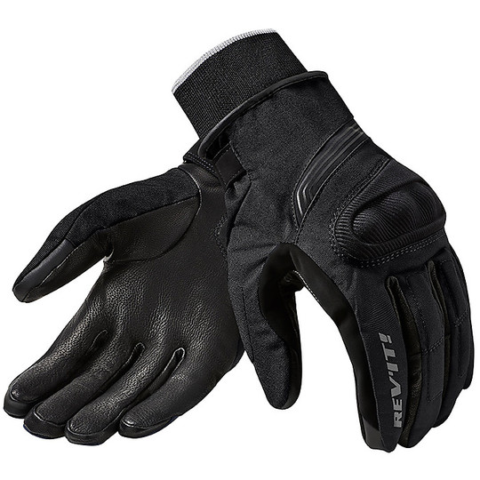 Rev'it HYDRA 2 H2O Ladies' Leather and Fabric Motorcycle Glove Ladies Black