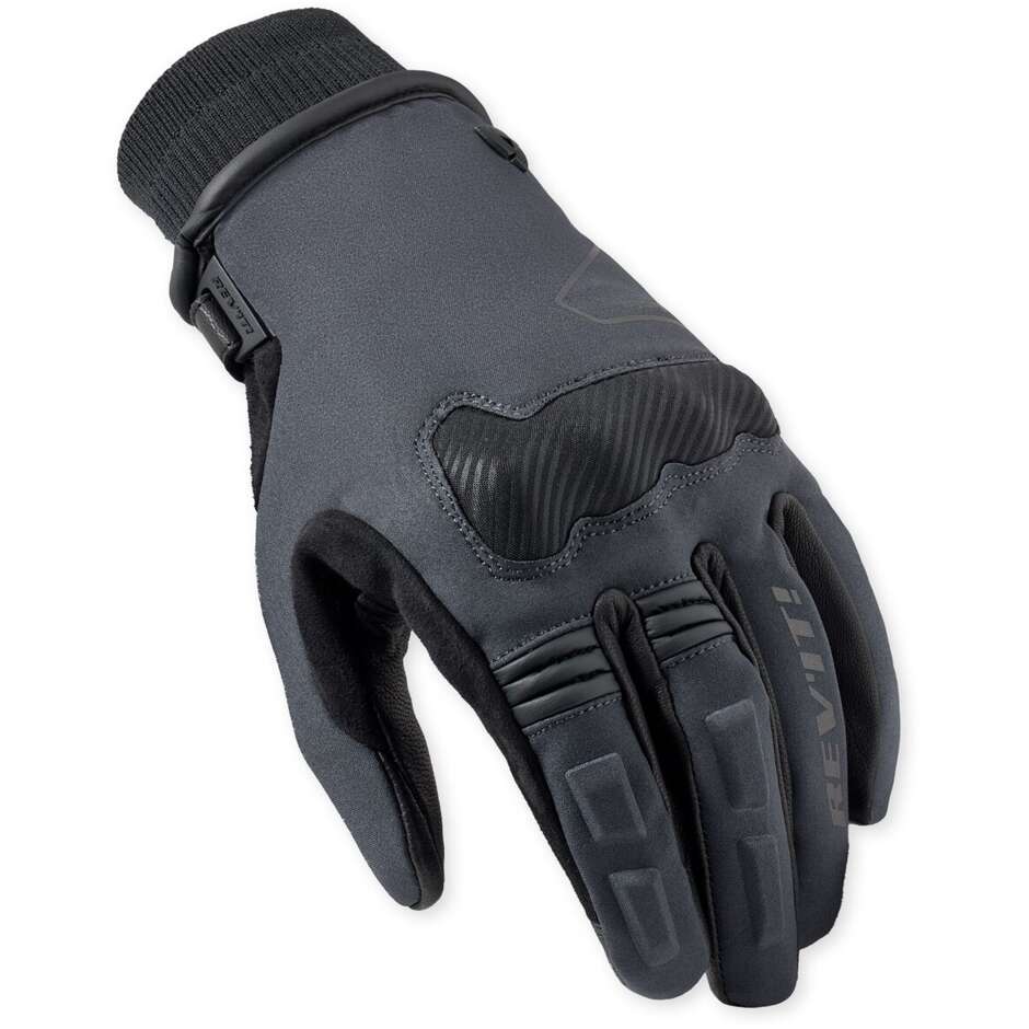 Rev'it Hydra 3 H2O Motorradhandschuhe Dunkelblau Schwarz