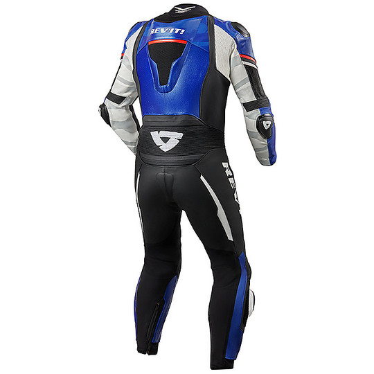 Rev'it HYPERSPEED 1pc Blue Leather Professional Suit