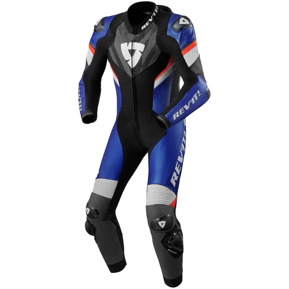 Rev'it HYPERSPEED 2 Full Racing Motorcycle Suit Black Blue
