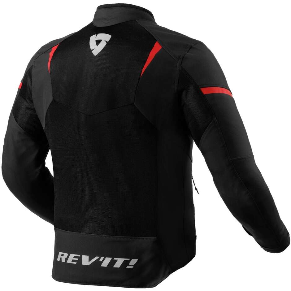 Rev'it HYPERSPEED 2 GT AIR Summer Motorcycle Jacket Black Neon Red