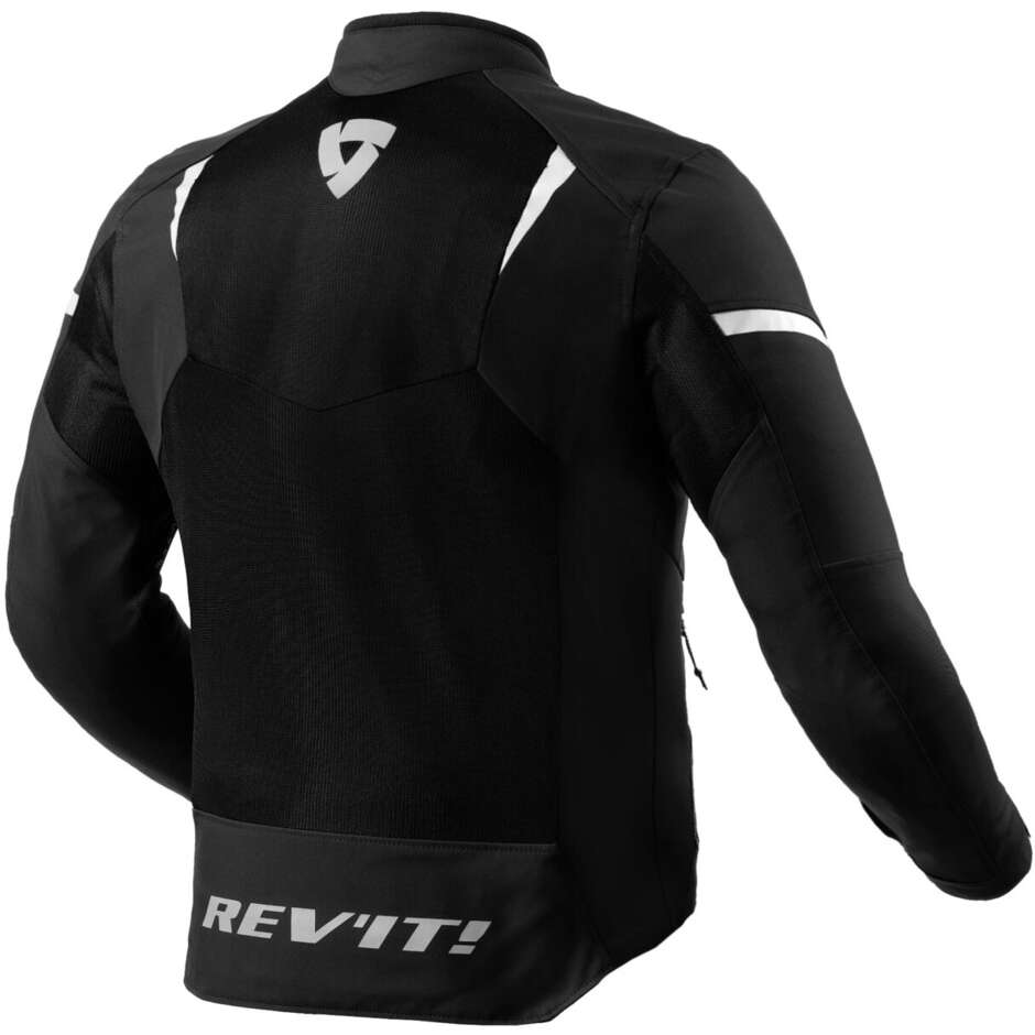 Rev'it HYPERSPEED 2 GT AIR Summer Motorcycle Jacket Black White