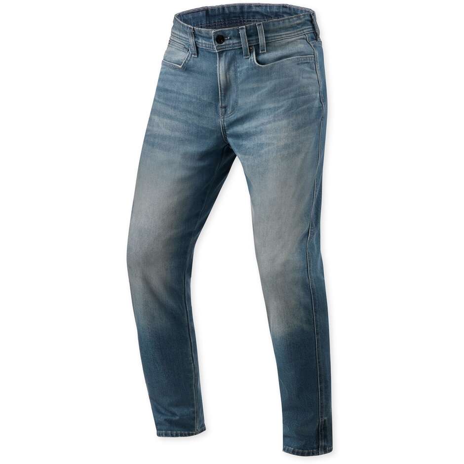 Rev'it Keegan Tapered Motorcycle Jeans Medium Gray Washed L32