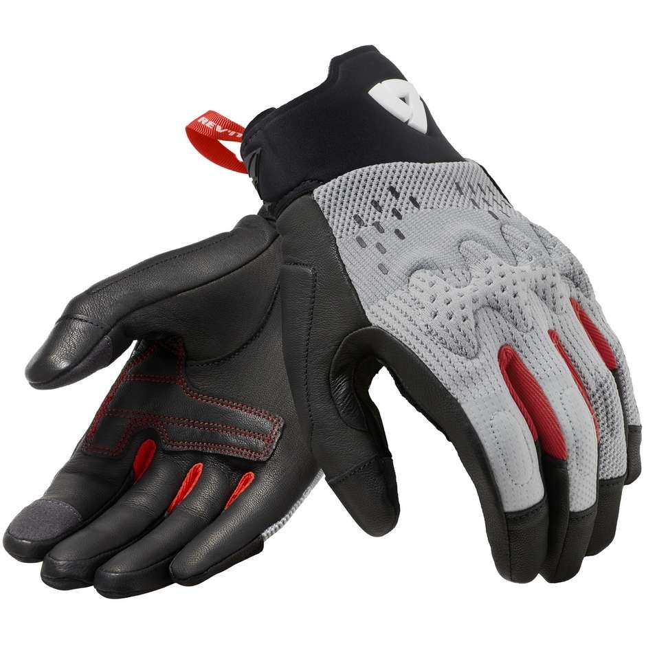 Rev'it KINETIC Summer Motorcycle Gloves Gray Black