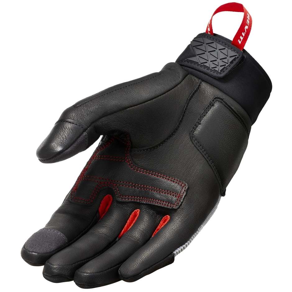 Rev'it KINETIC Summer Motorcycle Gloves Gray Black