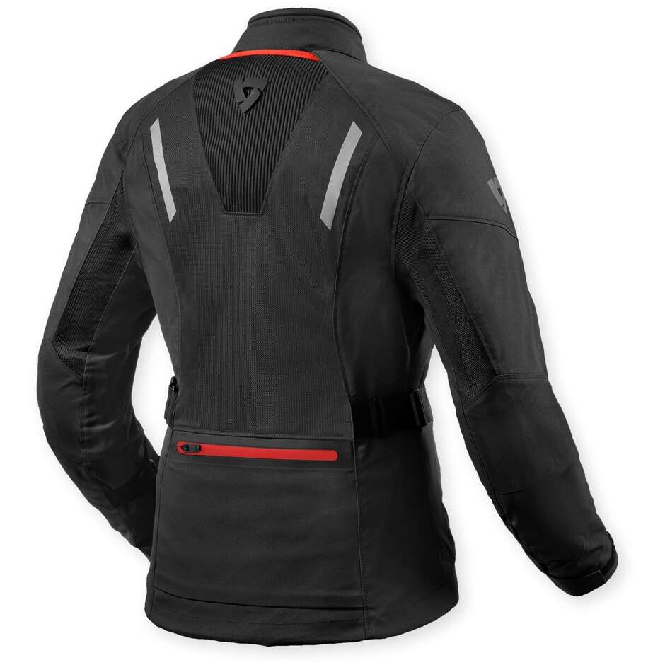 Rev'it Levante 2 H2O Damen Schwarze Motorradjacke