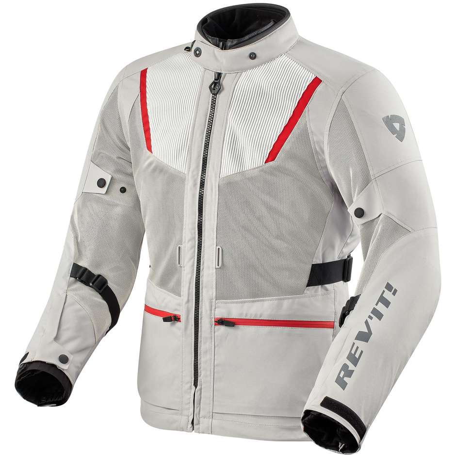Rev'it LEVANTE 2 H2O Touring Motorcycle Jacket Silver